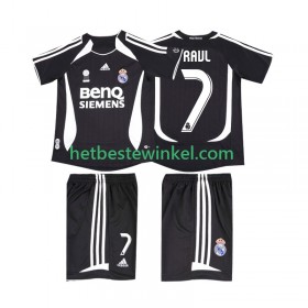 Real Madrid RAUL 7 2006 2007 Voetbalshirts Retro Kind Uit